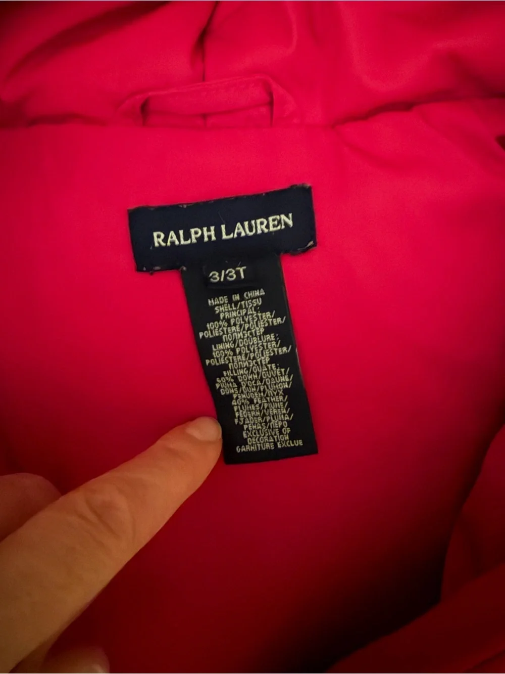 Ralph Lauren cozy hooded